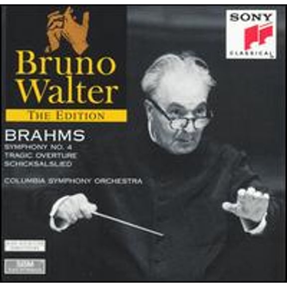 Pre-Owned Brahms: Symphony No. 4; Tragic Overture; Schicksalslied (CD 0074646447222) by Columbia Symphony Orchestra, Bruno Walter (conductor)