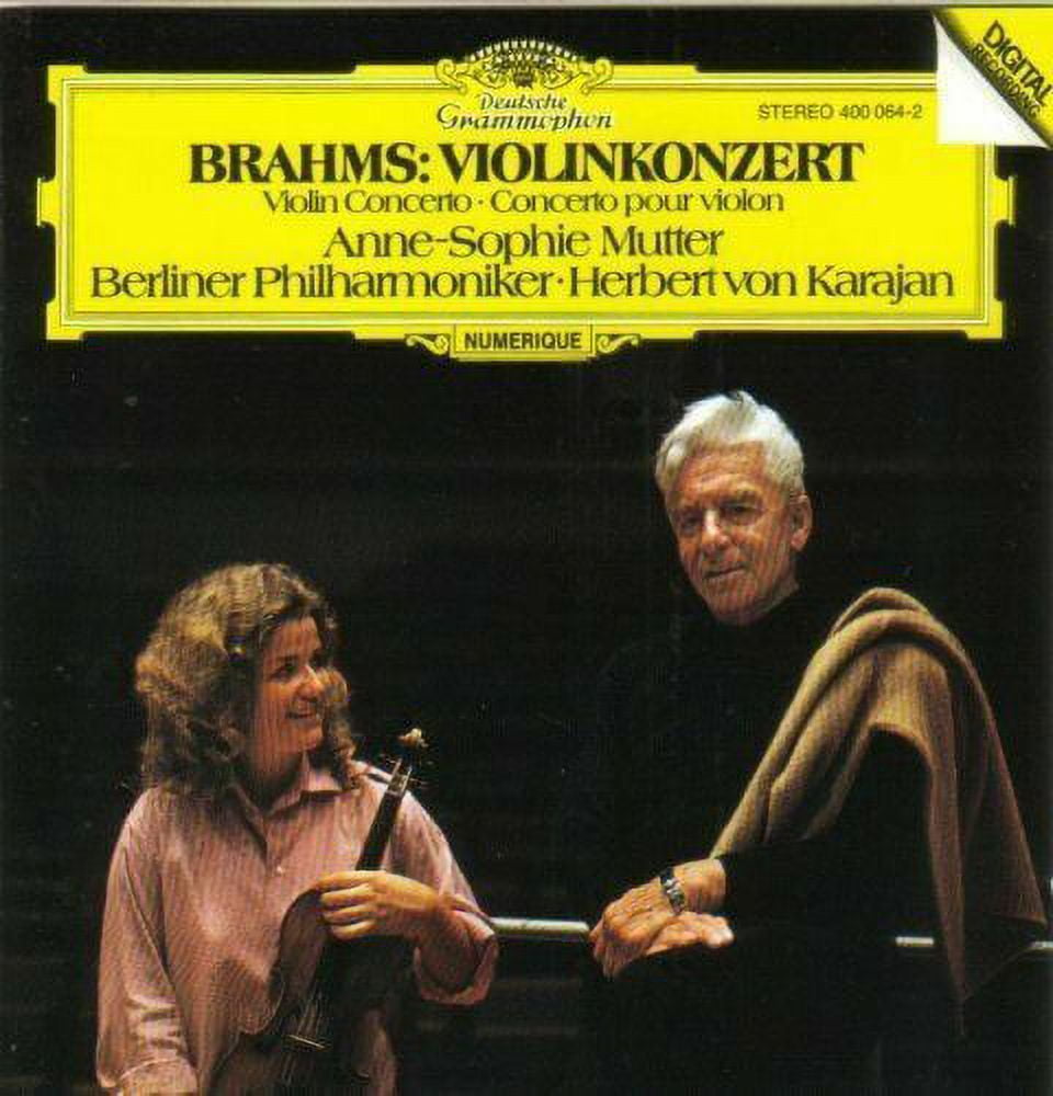 Pre-Owned - Brahms: Violin Concerto / Mutter, Karajan, Berlin Phil by ...