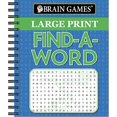 thumbnail image 1 of Pre-Owned Brain Games - Large Print Find a Word (Spiral-bound) 1680223291 9781680223293, 1 of 1