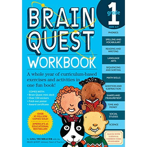 Brain Quest Workbook Grade 1 Paperback