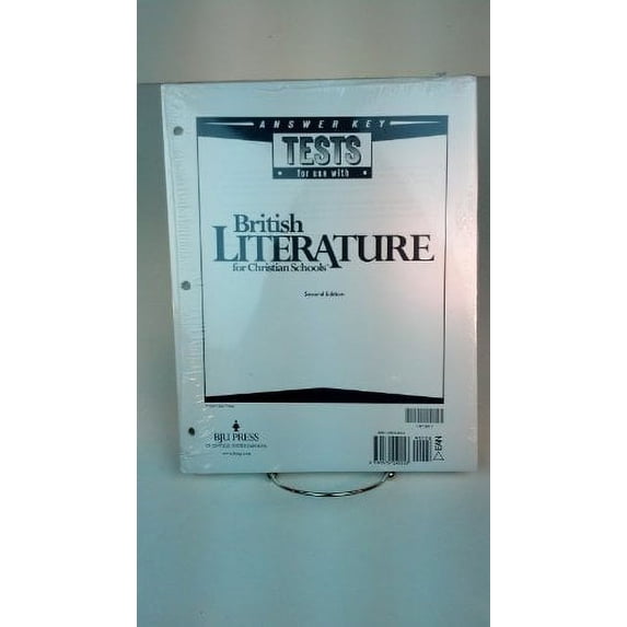 Pre-Owned British Literature Tests Answer Key Grd 12 2nd Edition Paperback