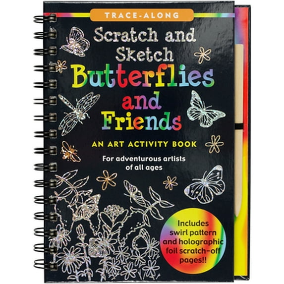 Pre-Owned Scratch & Sketch(tm) Butterflies & Friends (Trace Along)