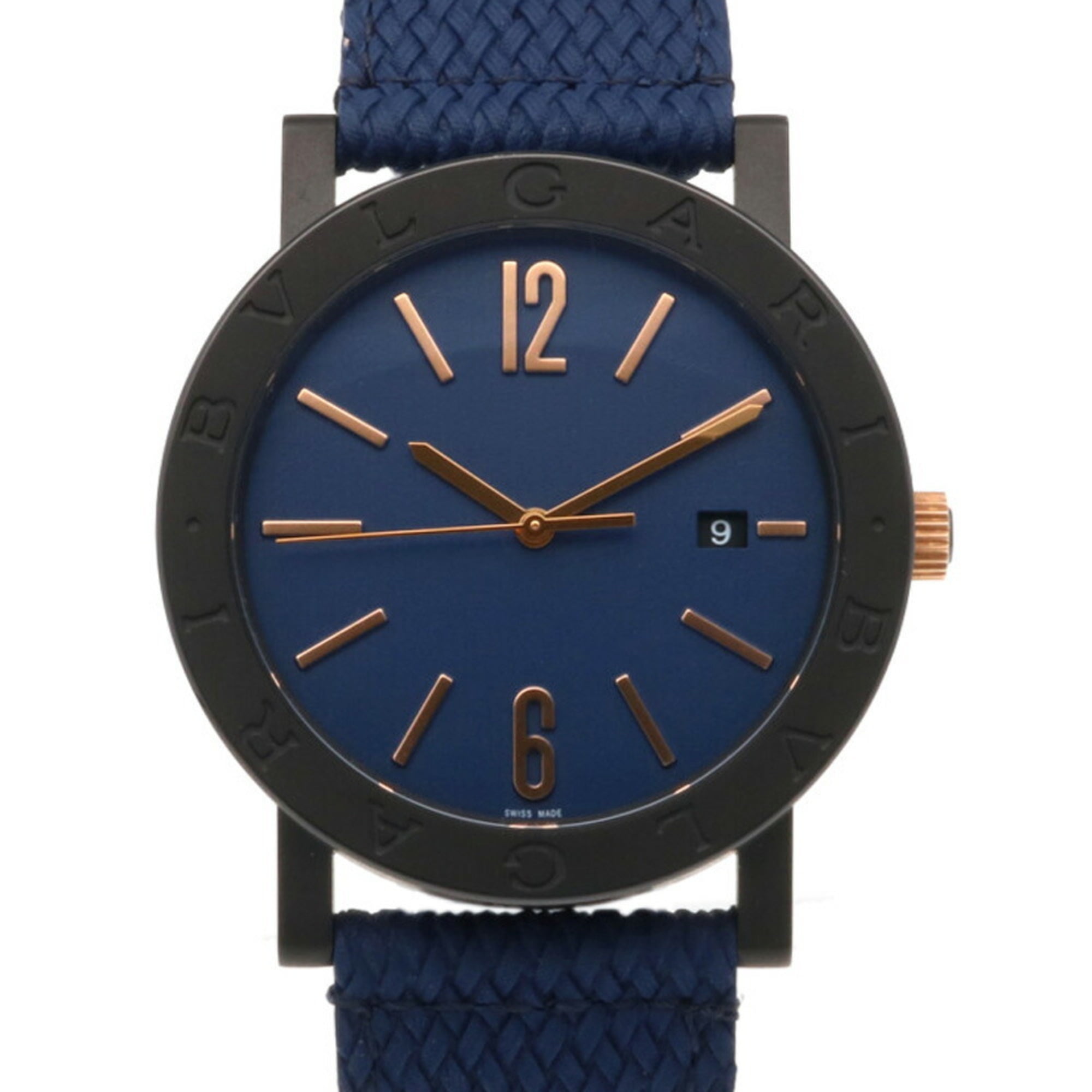 Pre Owned Bvlgari BVLGARI watch stainless steel BB41S 103133 self winding men s Good Walmart