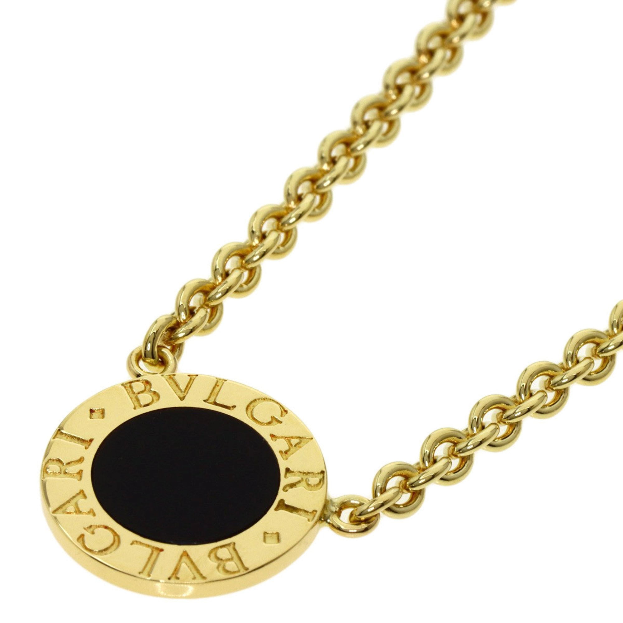 Pre-Owned Bvlgari onyx necklace K18 yellow gold Jamaica Ubuy
