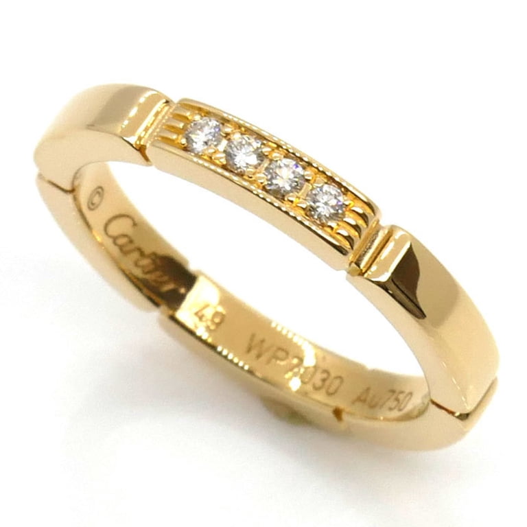 Pre-Owned CARTIER K18YG Yellow Gold Maillon Panthère 4P Diamond 