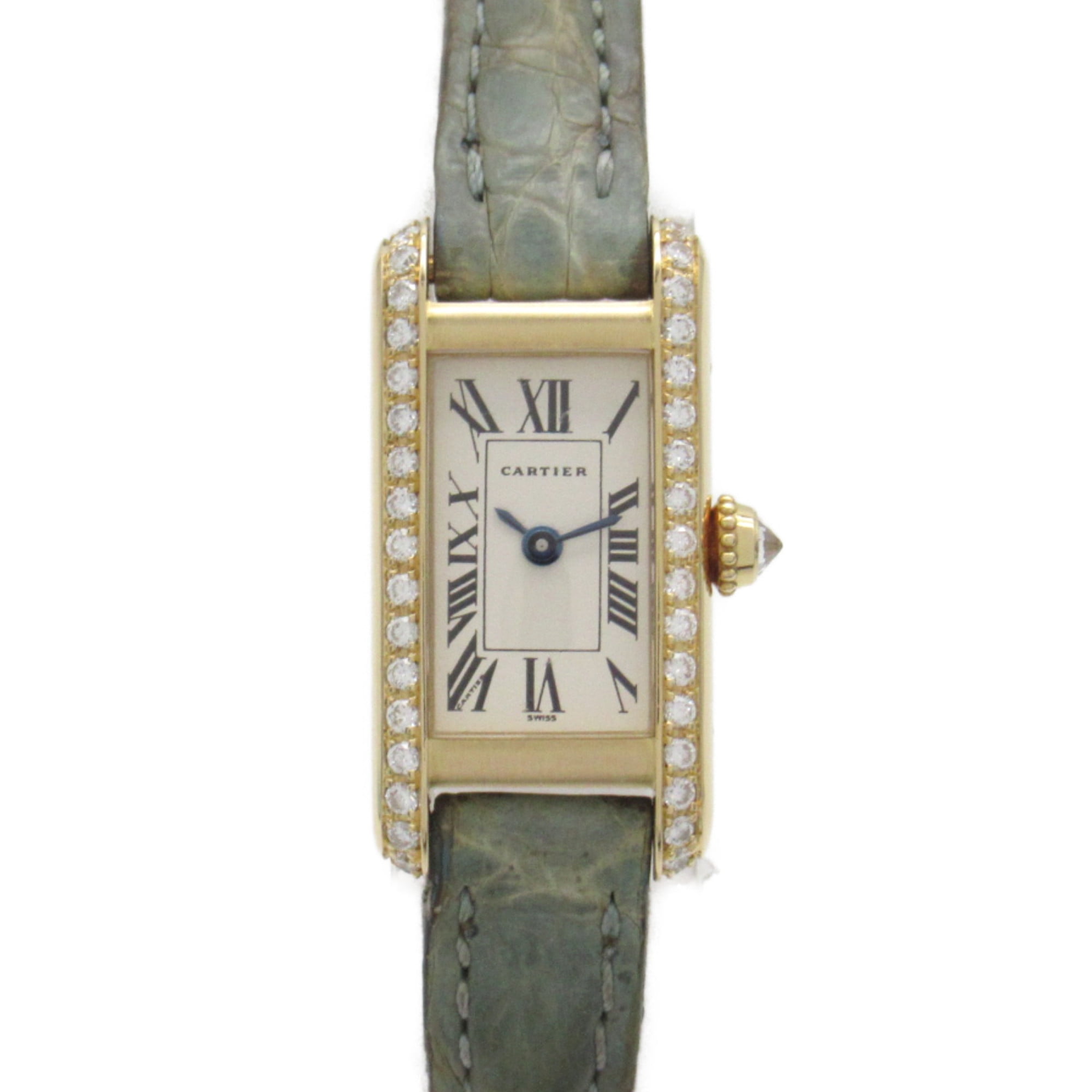 CARTIER Tank Allongee Diamond Bezel Montre au pied Algeria Ubuy
