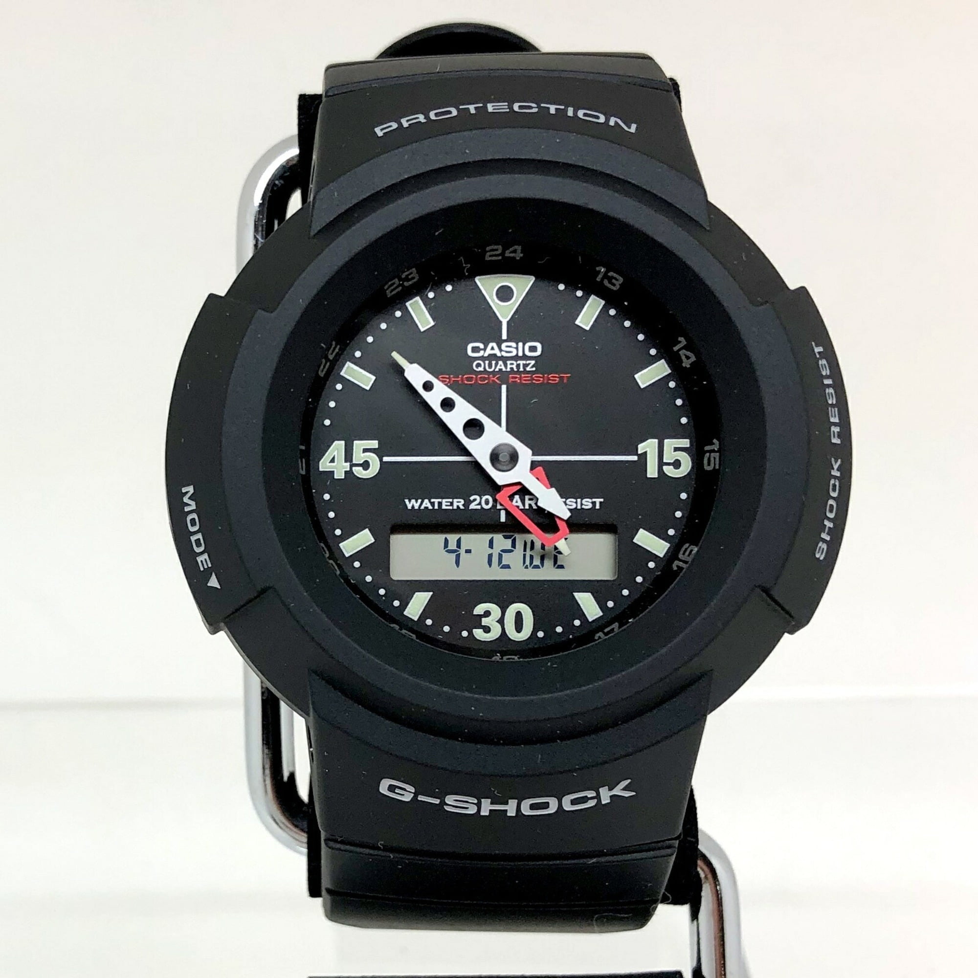 Pre-Owned CASIO Casio G-SHOCK G-Shock wristwatch AW-500E-1EJF Diana  Ana-digi quartz men's (Like New) - Walmart.com