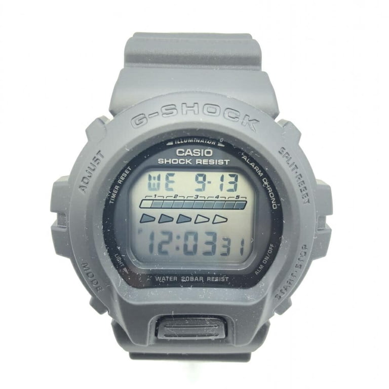 Pre-Owned CASIO G-SHOCK Watch DW-6640RE-1JR Black G-Shock 