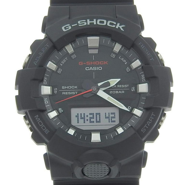 Pre Owned CASIO G SHOCK Watch G Shock 5535 GA 800 Rubber Quartz Analog digital Display Black Dial Men s Walmart