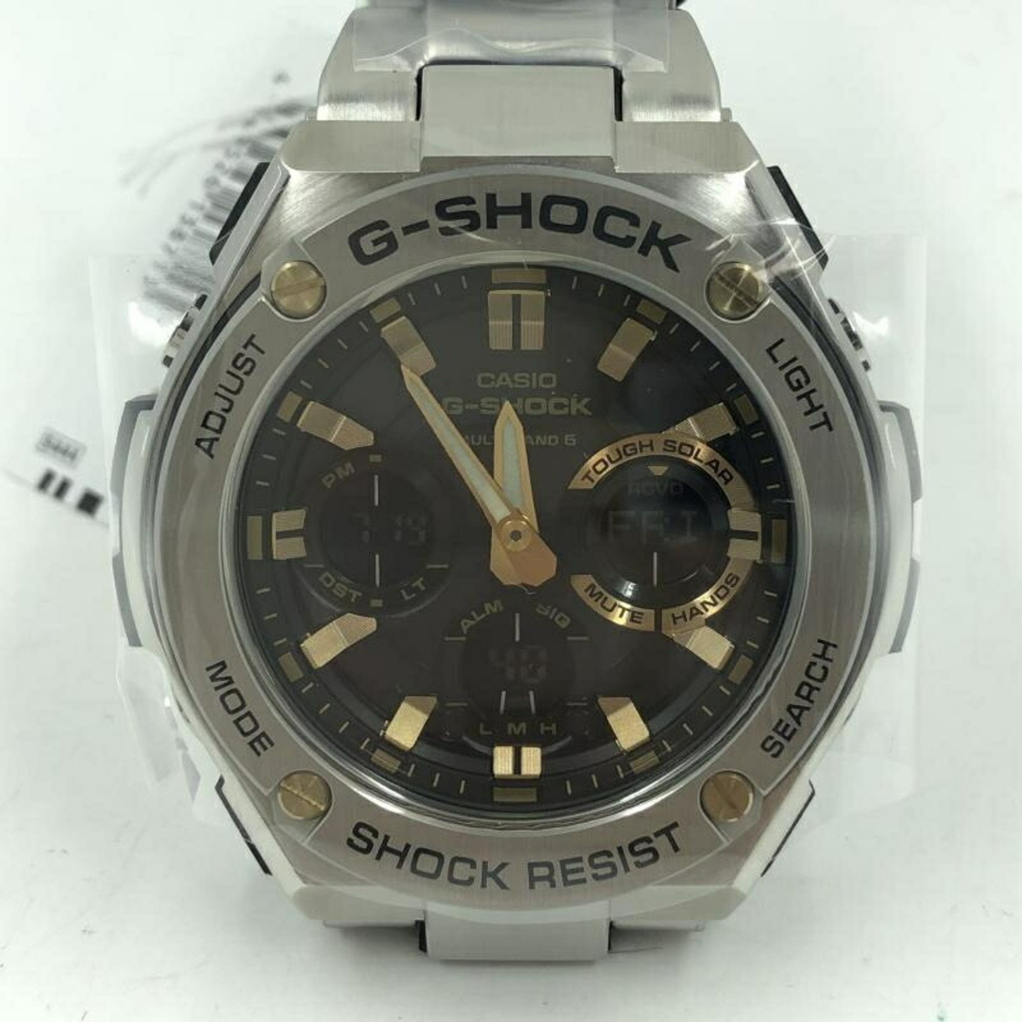 Pre-Owned CASIO G-SHOCK Watch GST-W110D-1A9JF Tough Solar Multiband 6  G-Shock G-Steel (Like New)