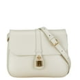 thumbnail image 1 of Pre-Owned CELINE Medium Taboo Shoulder Bag White Leather Women's (Good), 1 of 12