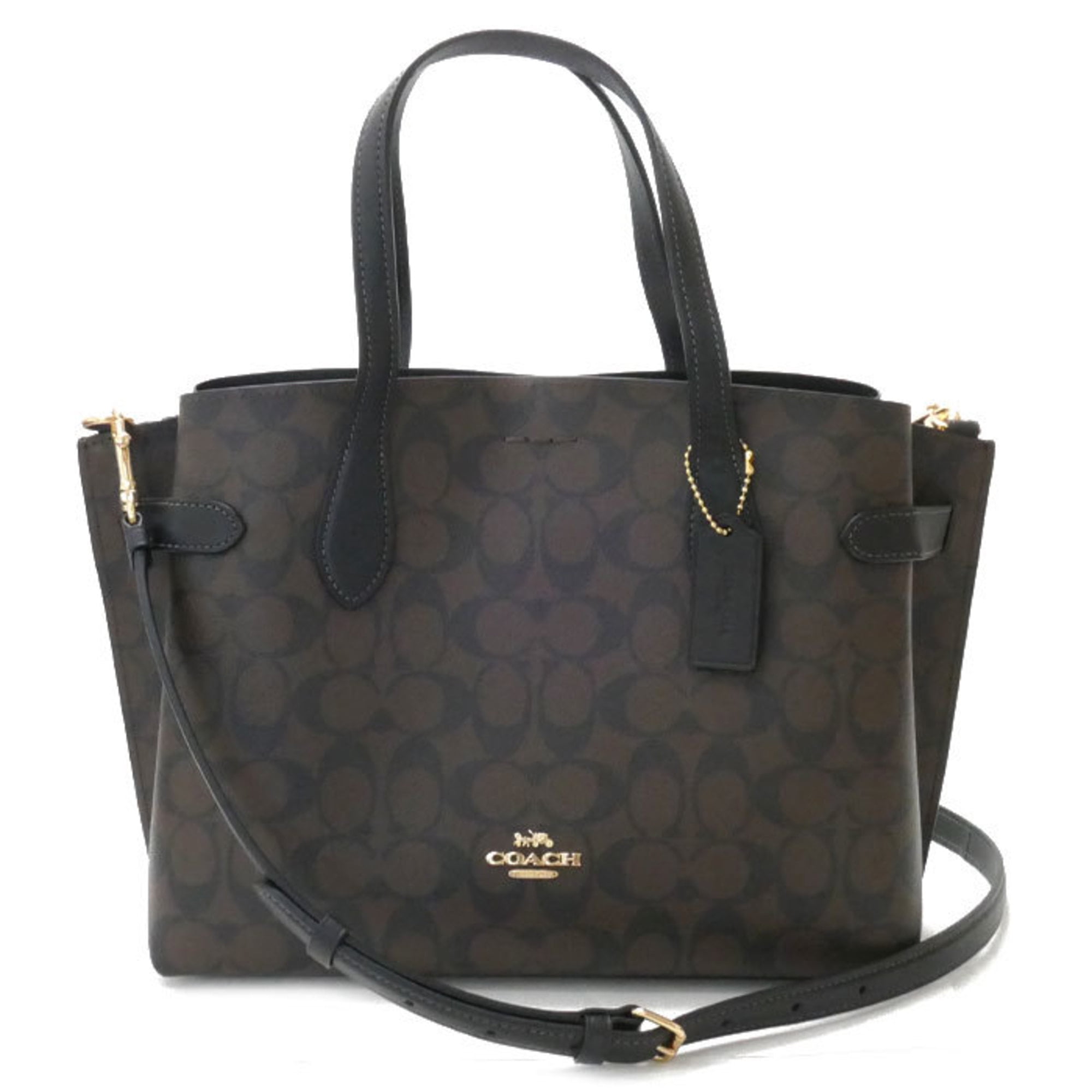 Pre-Owned COACH Hannah Carryall 2Way Shoulder Tote Brazil | Ubuy