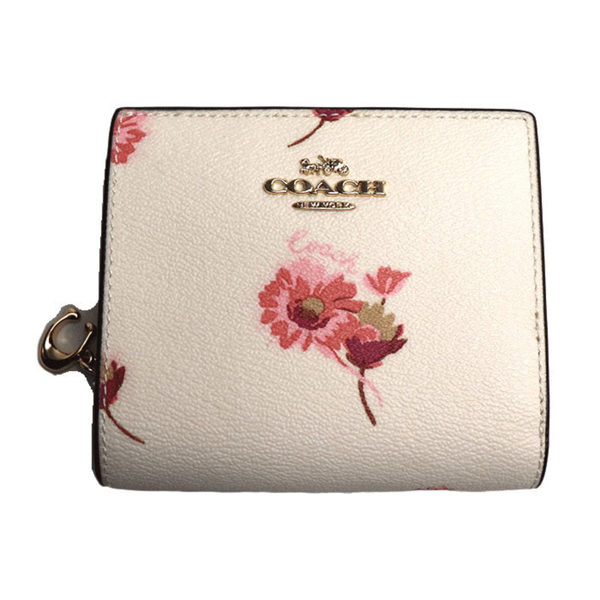Floral coach wallet hotsell