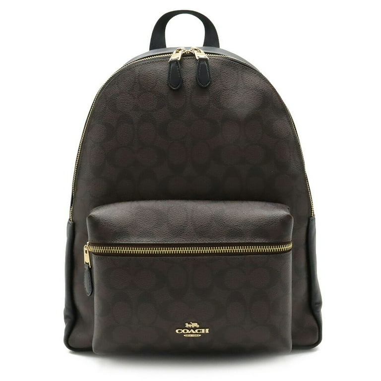 Coach medium sales backpack size