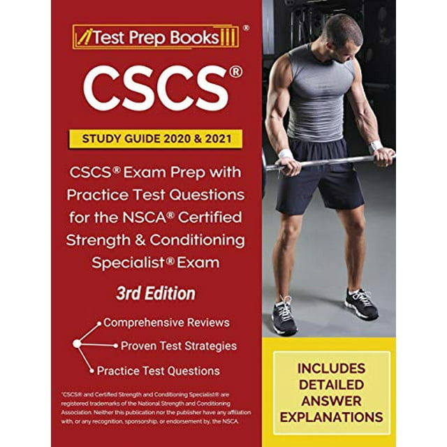 PreOwned CSCS Study Guide 2020 and 2021 CSCS Exam Prep with Practice