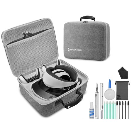 Pre-Owned Carrying Case Compatible with PS VR2 Accessories, Portable Travel Case , Hard Shell Case Fits Headset/Sense Controller, and PS5 Console Controller/Headset BOLT AXTION (Refurbished: Like New)