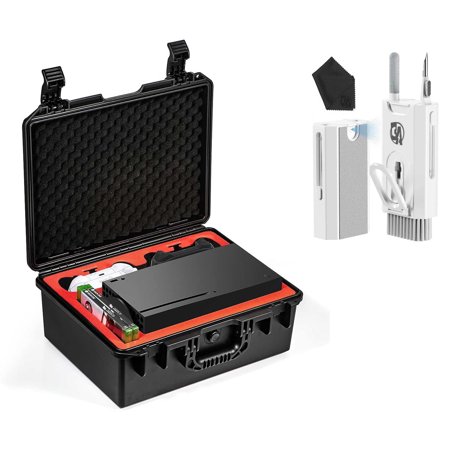 Restored Carrying Case for Xbox Series X, Professional Deluxe Waterproof Case Soft Lining Hard Case with Shoulder for Xbox Series X and Other Accessories BOLT AXTION (Refurbished)