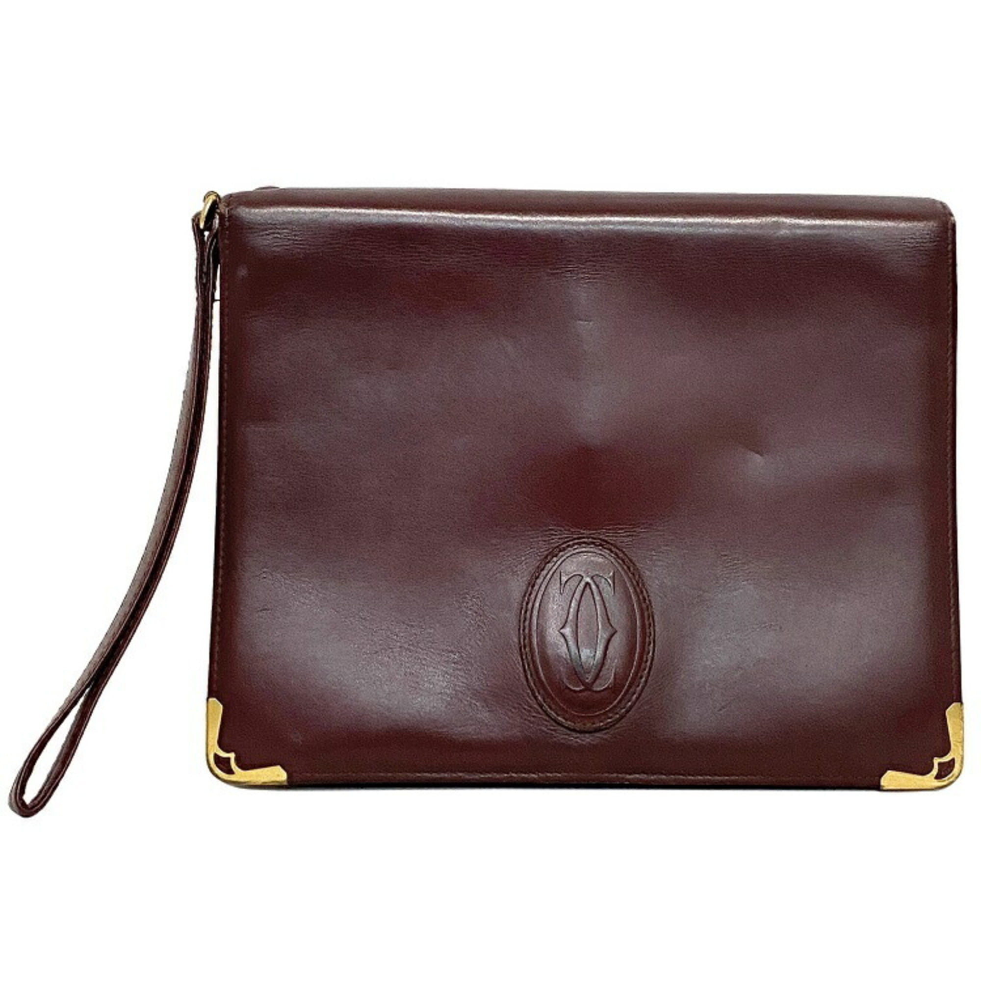 Cartier best sale leather bag