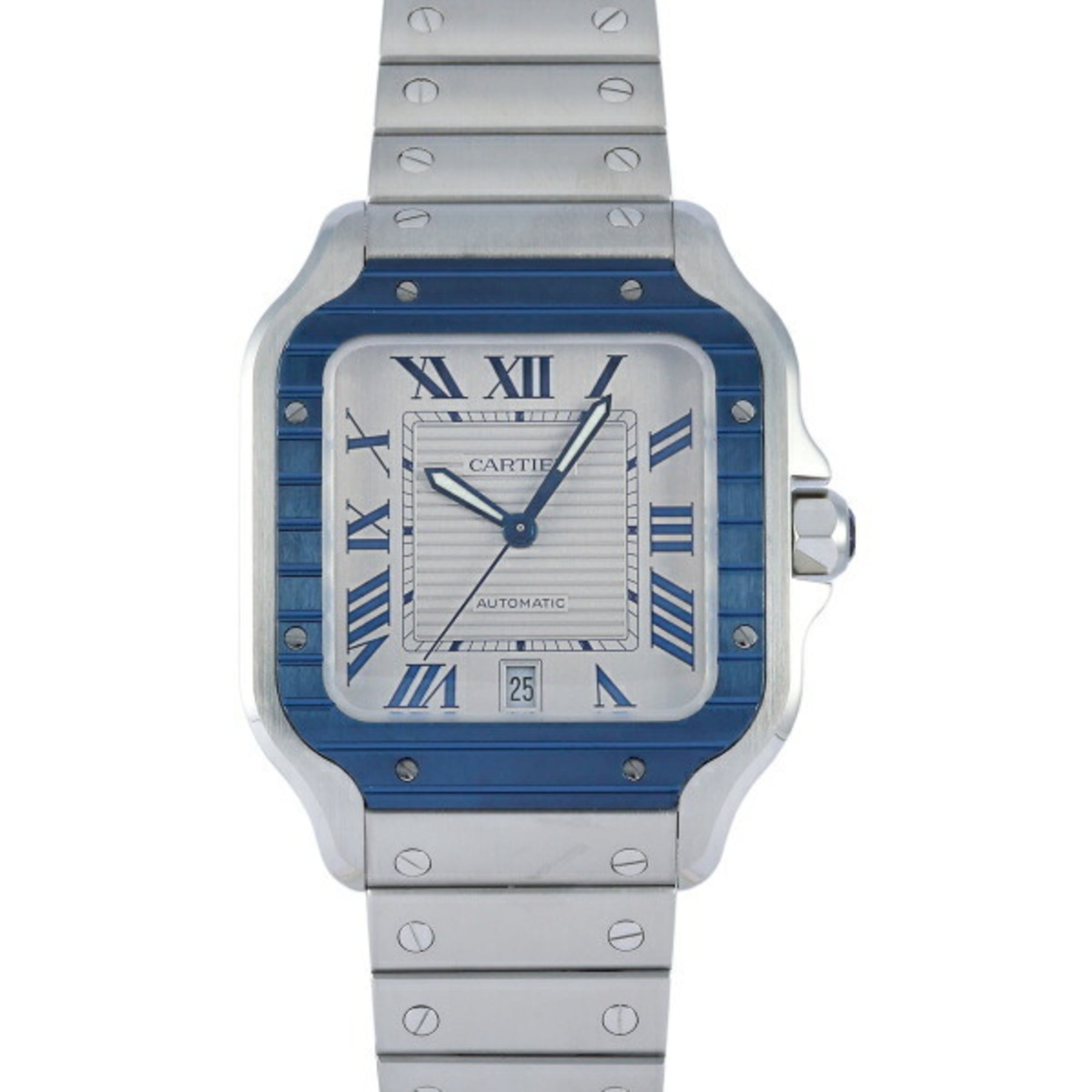 cartier santos pre owned mens