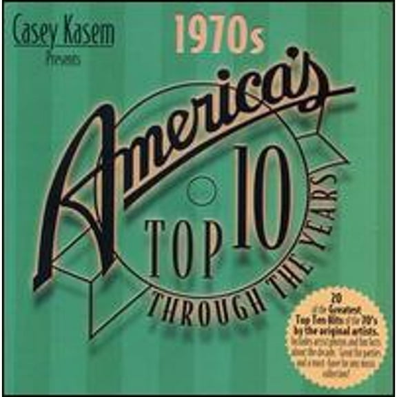 Pre-Owned Casey Kasem: America's Top 10 Through Years - The 70's (CD 0805667188821) by Various Artists