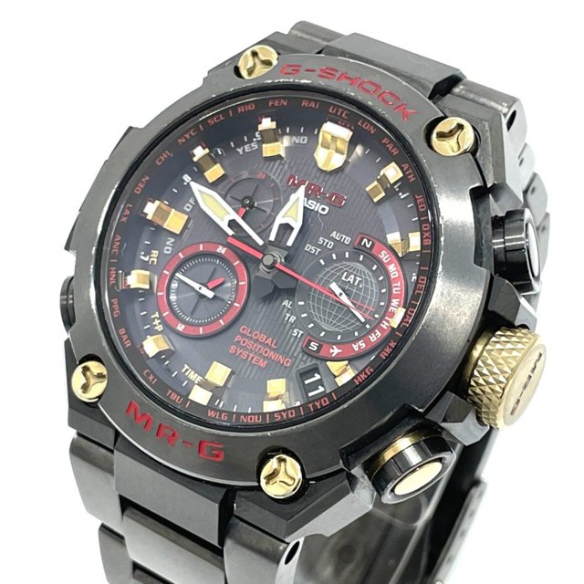 PreOwned Casio 1000B1A4JR G shock GPS hybrid radio Solar clock