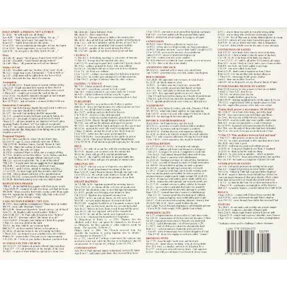 Pre-Owned Catholic Verse Finder ("Bible Cheat Sheet") English version Paperback