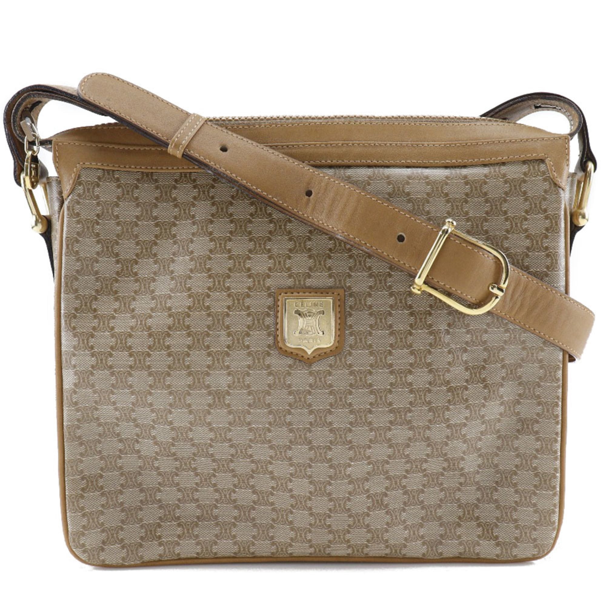 Pre-Owned Celine Macadam Shoulder Bag PVC Beige Ladies (Fair) - Walmart.com
