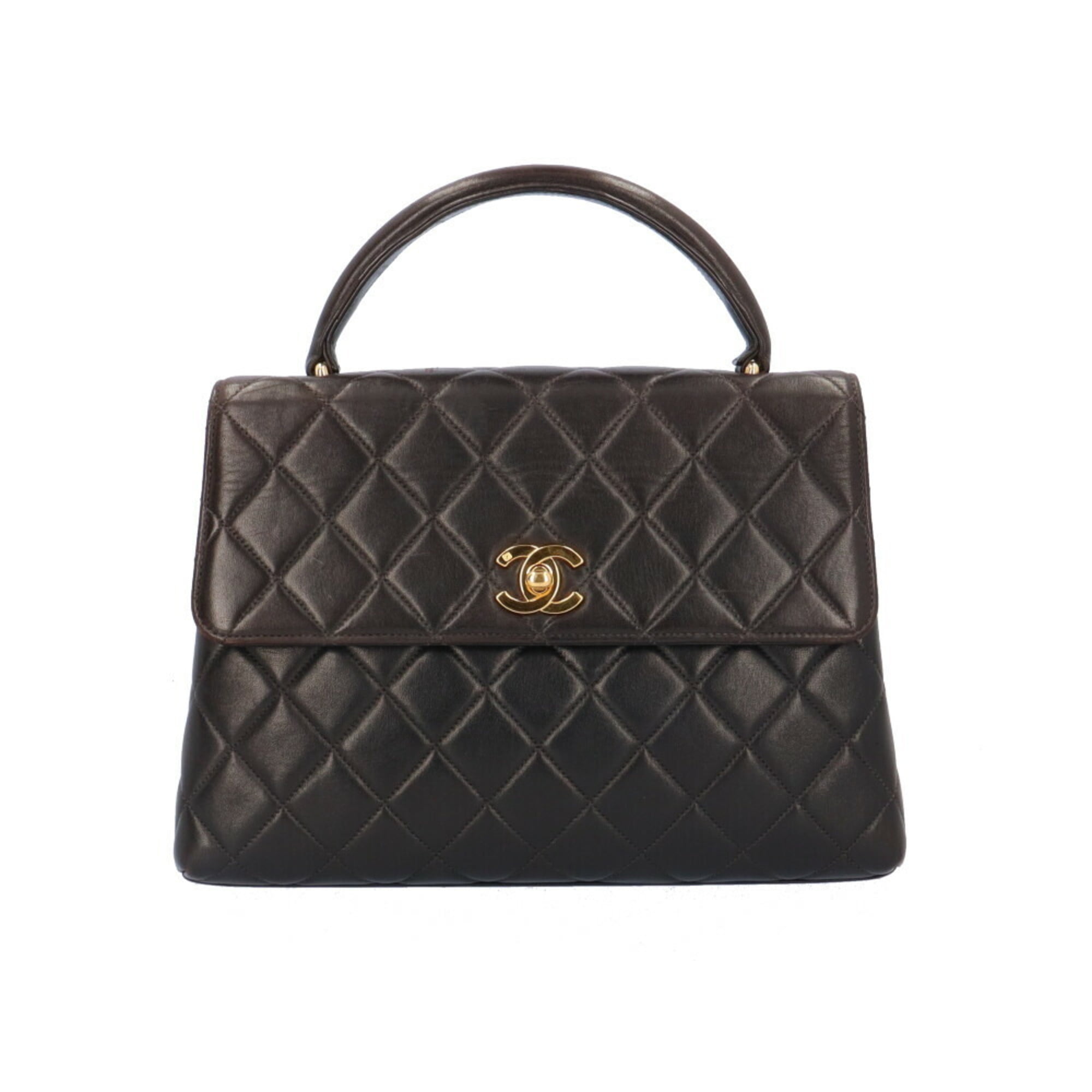 CHANEL MATELASSE COCOMARK ラムスキン Authentic Chanel Matelasse Chain Shoulder Bag Lambskin