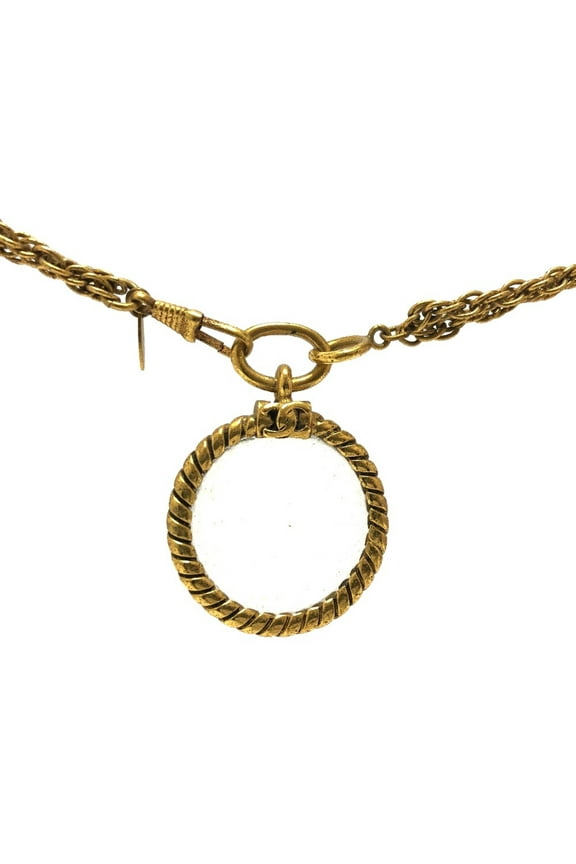 Pre-Owned Chanel vintage Chain accessories Necklace Gold (Good)