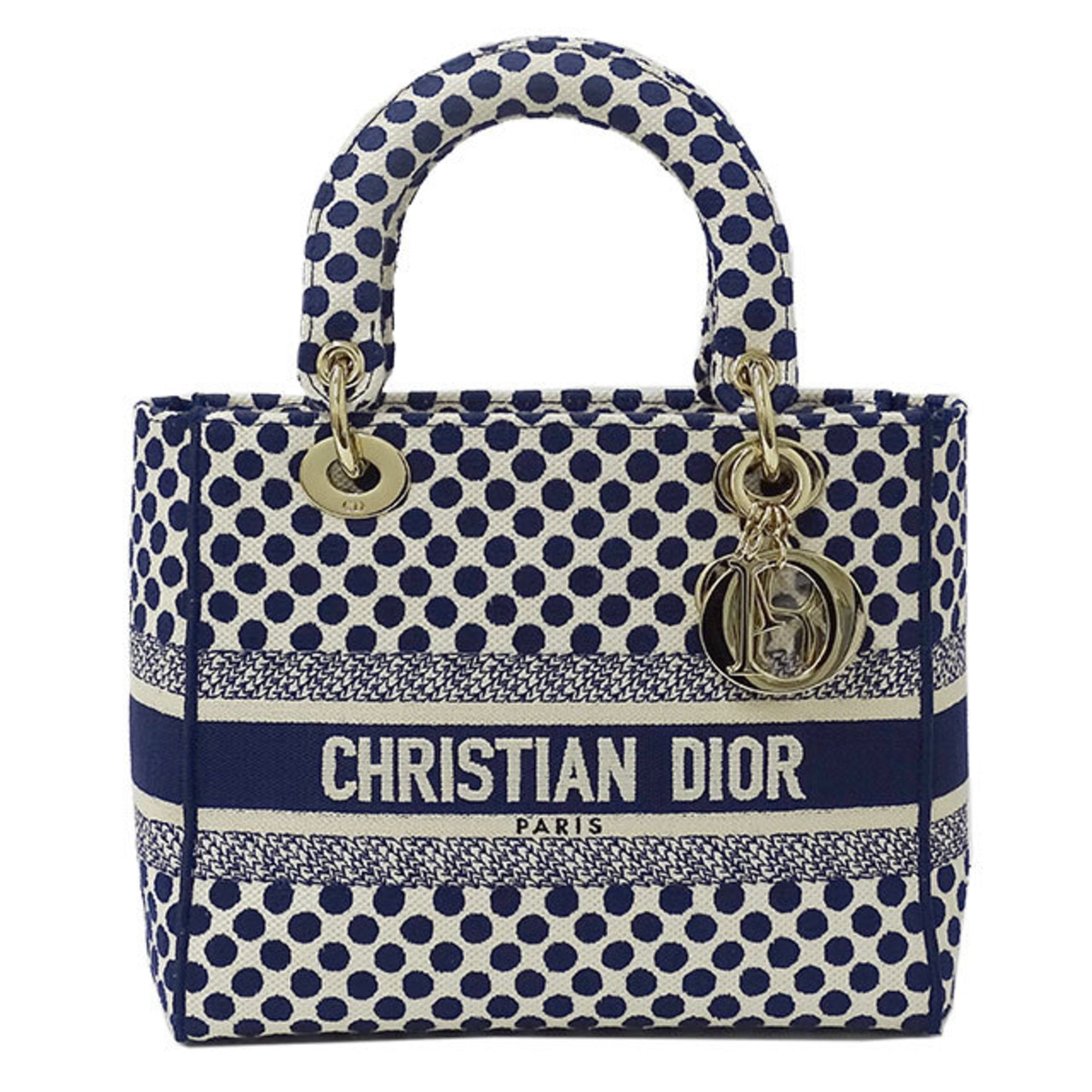 Christian Dior Women s 2way Light Canvas Bag Navy Egypt Ubuy