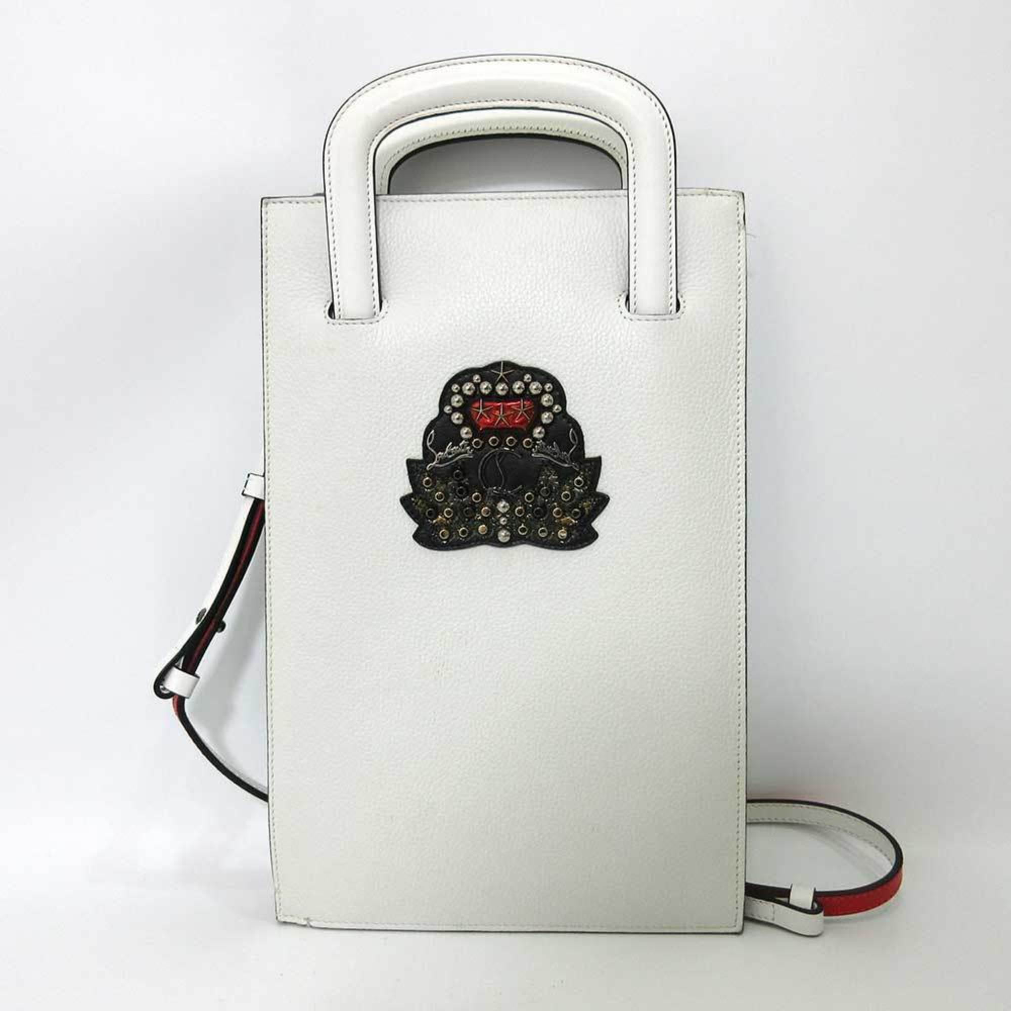 White christian louboutin bag hotsell