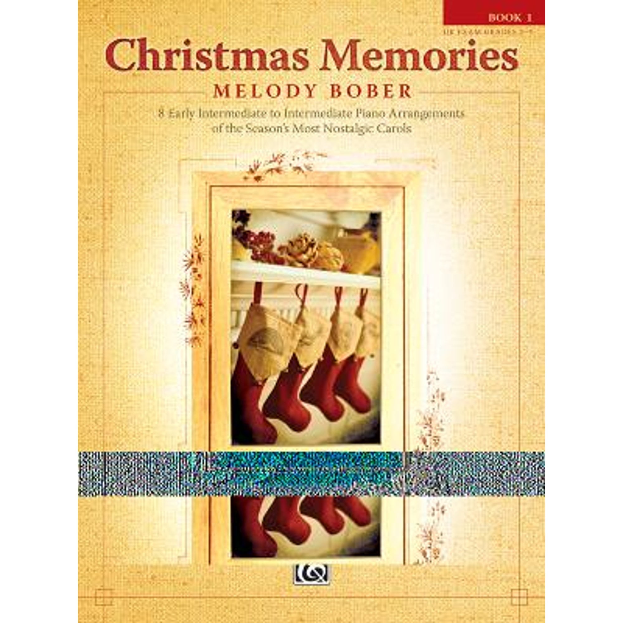 Christmas Memories Book 1 - Eight Intermediate Arrangements by Melody Bober