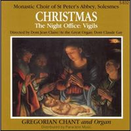 Pre-Owned Christmas - The Night Office: Vigils (CD 0709887083228) by Monastic Choir of St. Peter's Abbey, Solesmes