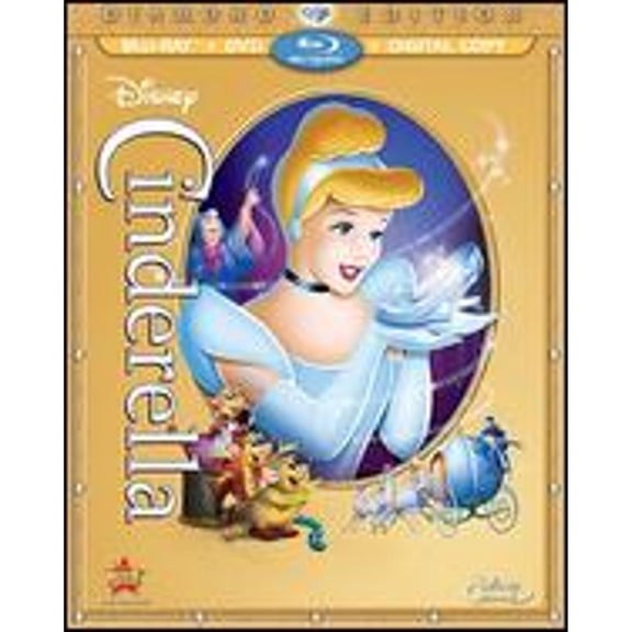 Pre-Owned Cinderella Diamond Edition by Clyde Geronimi, Hamilton Luske, Wilfred Jackson Blu-ray/DVD
