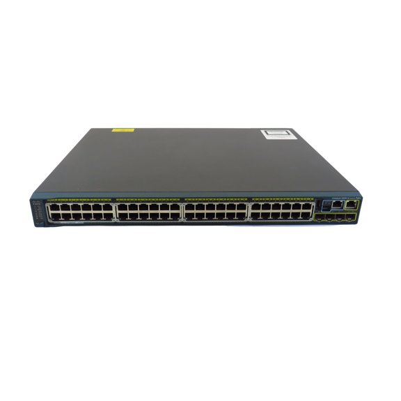 Pre-Owned Cisco WS-C2960S-48LPS-L Catalyst 2960-S PoE+ 48 Port 10/100/1000 Switch (Good)