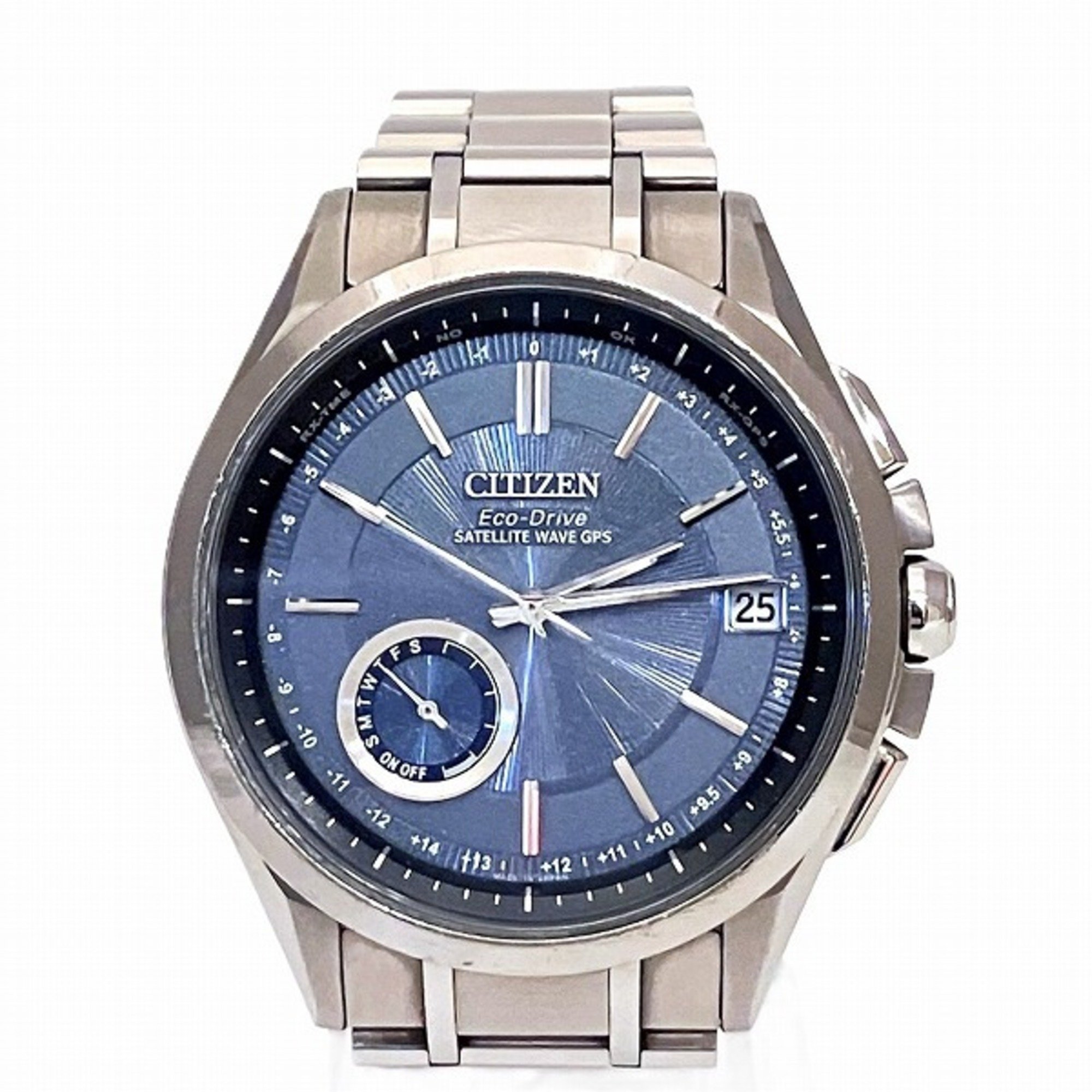 Pre Owned Citizen Attesa Radio Wave Control Solar Titanium Men s Watch CC3010 51L Fair Walmart