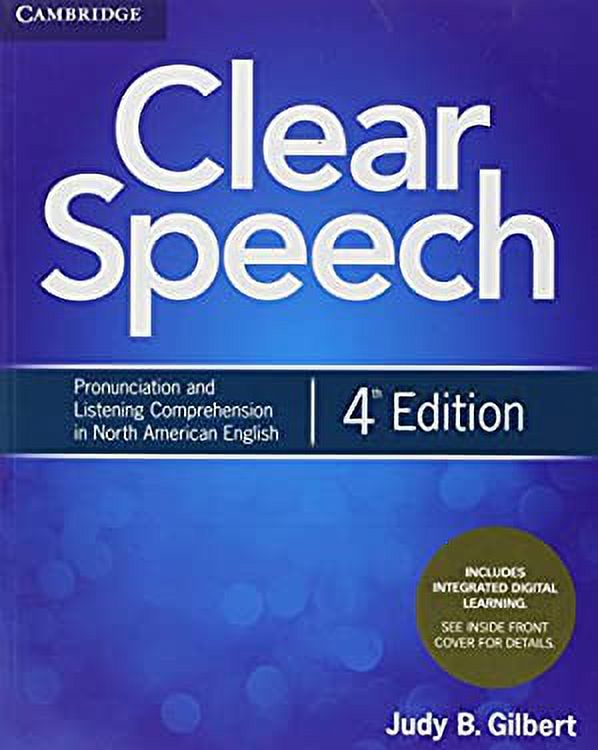 English　and　Listening　Comprehension　in　9781108659338　North　Clear　Pre-Owned　Pronunciation　Book　Integrated　Learning　Speech　Digital　with　Student's　American