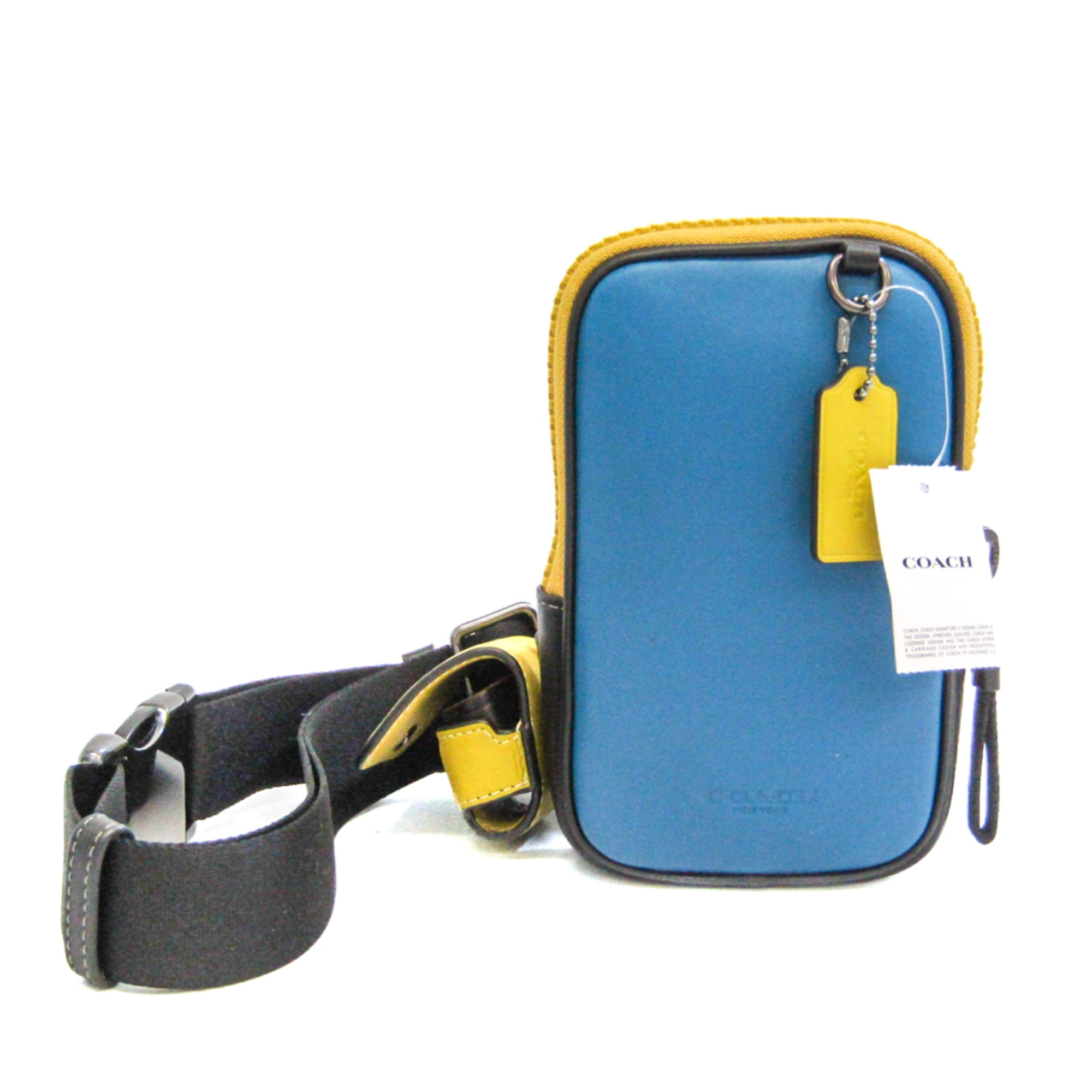 Coach blue sling bag hotsell