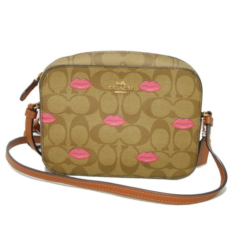 Beige coach crossbody hotsell