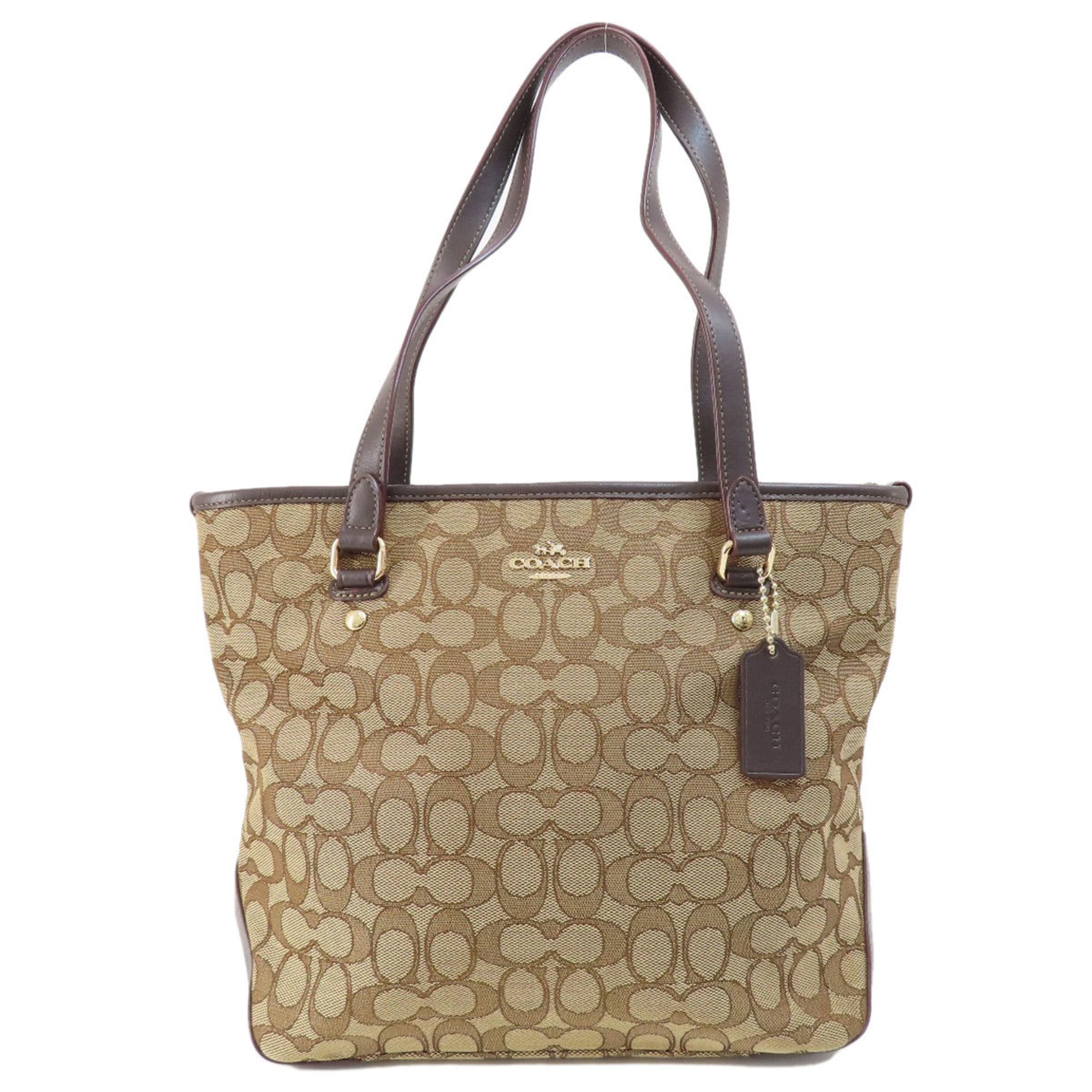 Pre Owned Coach F58282 Signature Tote Bag Canvas Women s COACH Good Walmart
