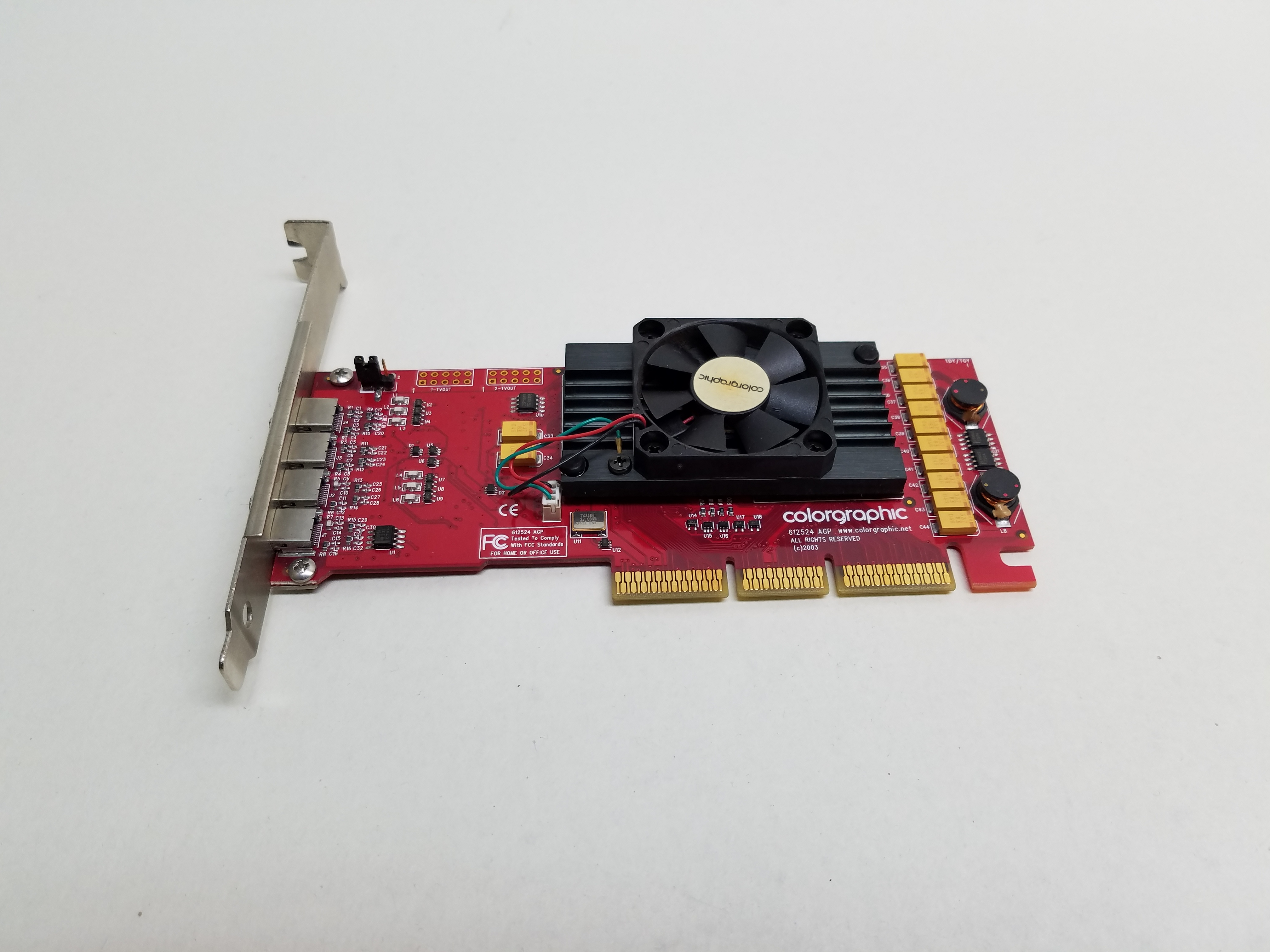 Pre-Owned Colorgraphic ATI Radeon 9000 128MB DDR1 AGP Desktop Video Card (Good) - image 1 of 3