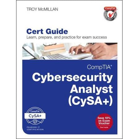 Pre-Owned Comptia Cybersecurity Analyst (Cysa+) Cert Guide (Hardcover) 0789756951 9780789756954