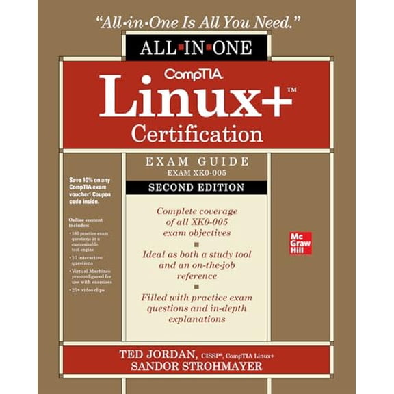 Pre-Owned Comptia Linux+ Certification All-In-One Exam Guide, Second Edition (Exam Xk0-005) (Paperback) 1264798962 9781264798964