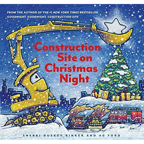 Pre-Owned Construction Site on Christmas Night : (Christmas Book for Kids, Children?s Book, Holiday Picture Book) (Paperback) 9781452139111