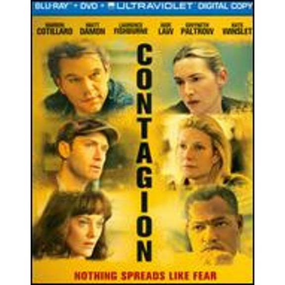 Pre-Owned Contagion [2 Discs] [Blu-ray/DVD] [UltraViolet] (Blu-Ray 0883929191765) directed by Steven Soderbergh