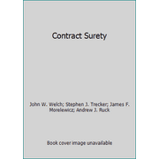 Pre-Owned Contract Surety (Hardcover) 089462072X 9780894620720