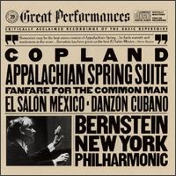 Pre-Owned Copland: Appalachian Spring; Fanfare for the Common Man; El Saln Mxico; Danzn Cubano (CD 0074643725729) by Leonard Bernstein