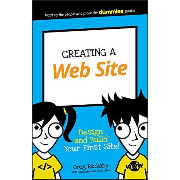 Pre-Owned Creating a Web Site: Design and Build Your First Site! (Dummies Junior) Paperback