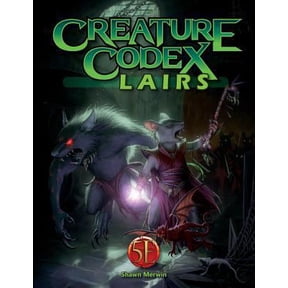 Pre-Owned Creature Codex Lairs for 5th Edition (Paperback) by Shawn Merwin