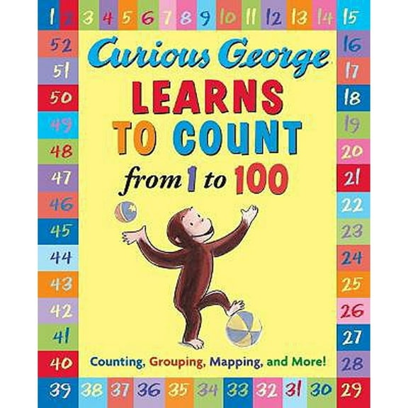 Pre-Owned Curious George Learns to Count from 1 to 100 (Hardcover) by H A Rey